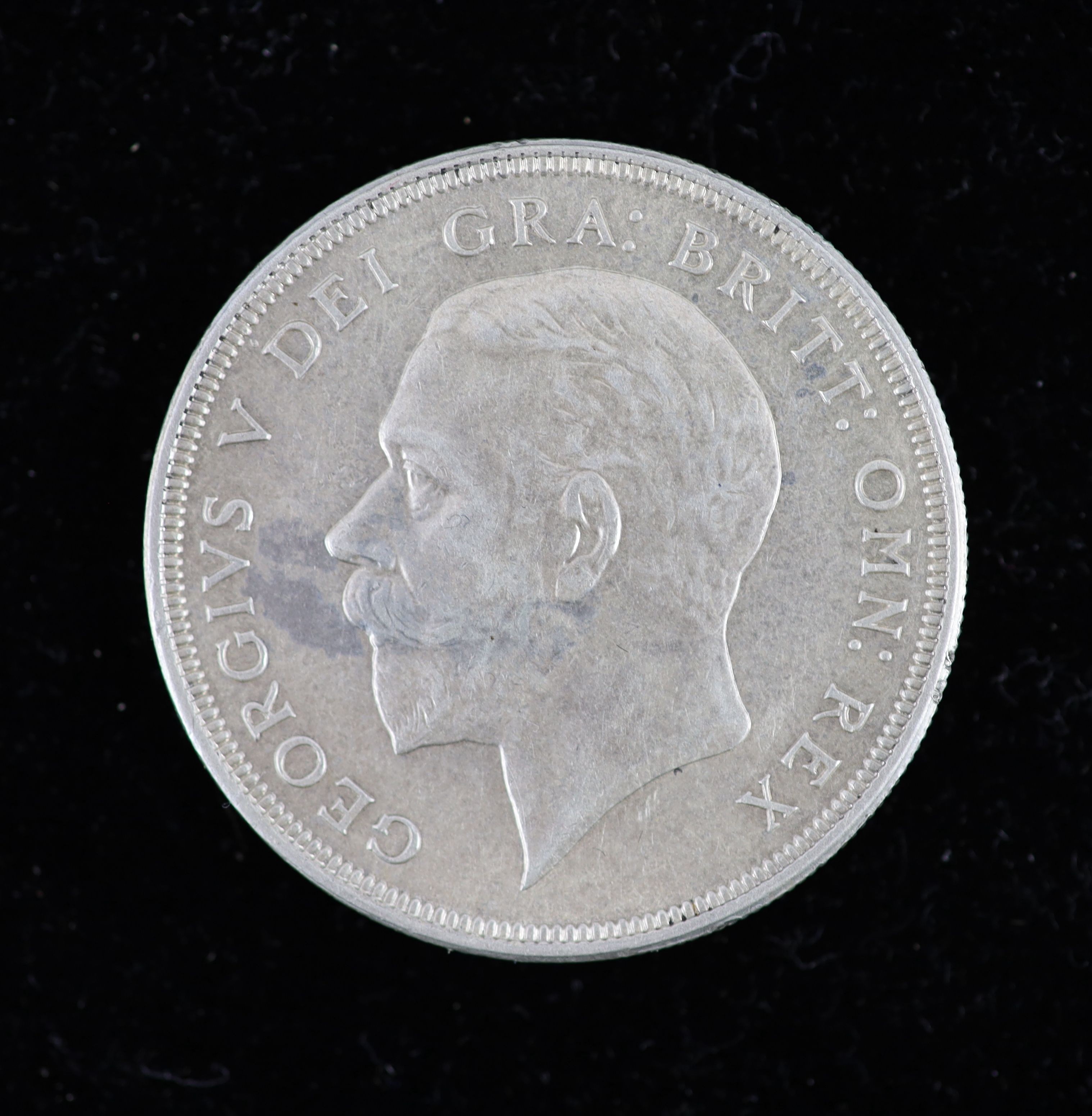 A George V specimen set of nine coins, 1931, fourth coinage, comprising Crown, (S4036), cleaned otherwise about EF, halfcrown and threepence, cleaned otherwise about EF or better, florin, shilling and sixpence, cleaned g